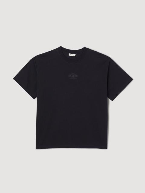 Sandro Rubber logo T-shirt