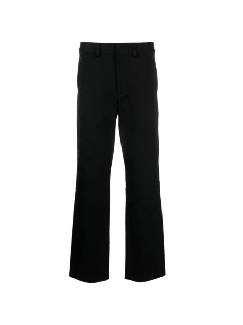 Utility high-waisted wide-leg trousers