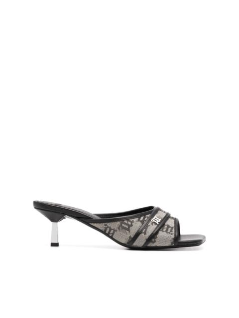 MISBHV 70mm monogram open-toe mules