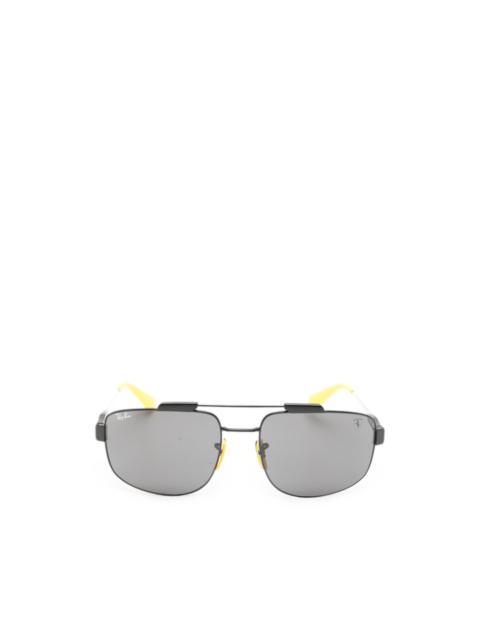 Ray-Ban double-bridge geometric-frame sunglasses