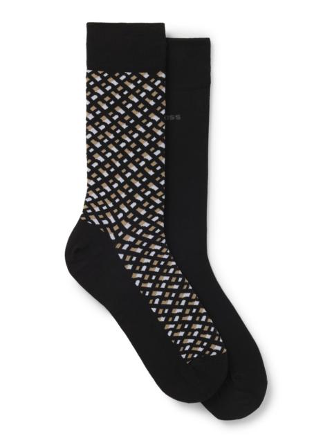 BOSS TWO-PACK OF REGULAR-LENGTH SOCKS