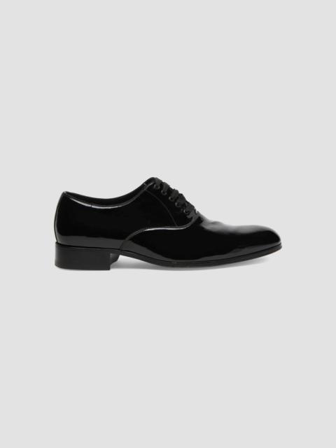 TOM FORD Men's Patent Lace-Up Oxfords - Black