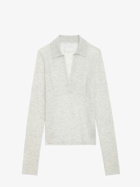 Zadig & Voltaire Sally Diamante Cashmere Sweater