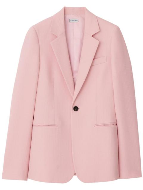 Burberry single-breasted wool blazer