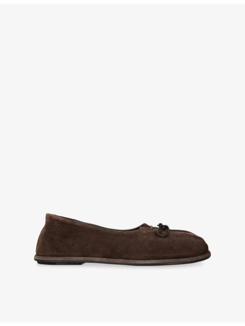 OFFICINE CREATIVE Fontayne 011 Suede Ballet Flats