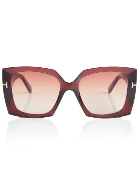 TOM FORD Square acetate sunglasses