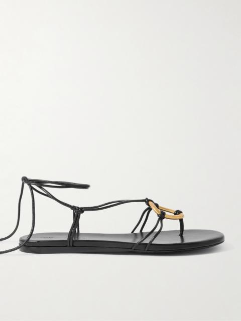 Proenza Schouler Embellished Leather Sandals