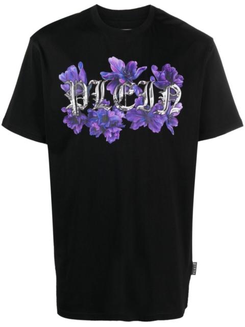 PHILIPP PLEIN SS Flowers round-neck T-shirt