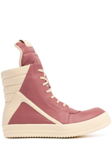 Rick Owens Geobasket leather sneakers