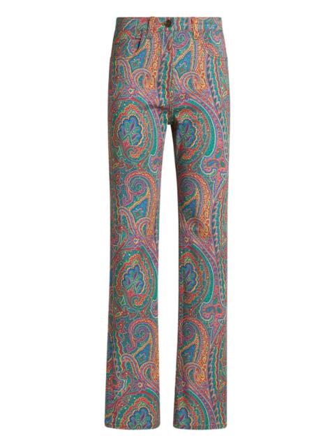 Etro paisley-print jeans