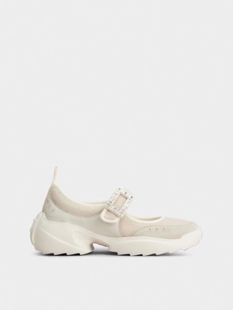 Roger Vivier Viv' on the Run Mary Janes in fabric