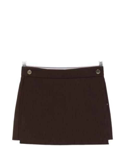 Sportmax Sportmax Ottuso Button-detail Tailored Skort