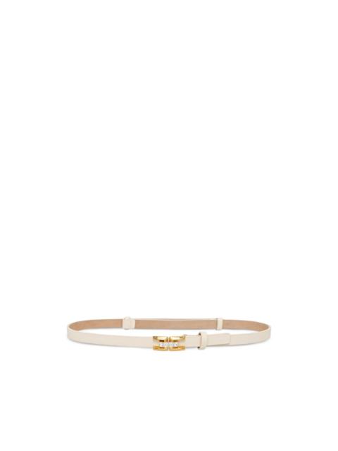 ELISABETTA FRANCHI crystal-embellished logo-buckle belt