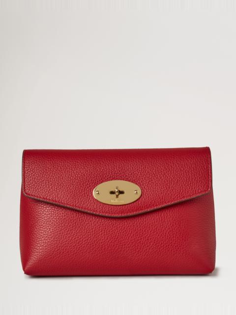 Mulberry Darley Cosmetic Pouch
Scarlet Red Small Classic Grain