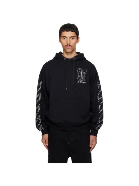 Off-White Black Big Double Arrow Skate Hoodie