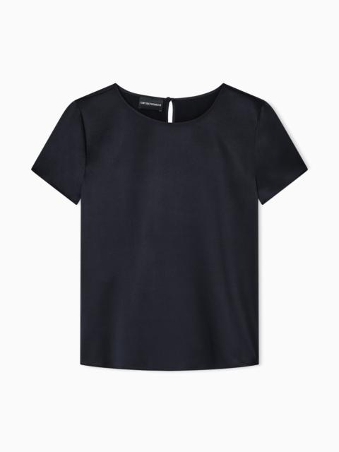EMPORIO ARMANI Silk satin blouse