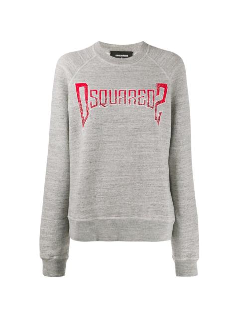 DSQUARED2 logo print jumper