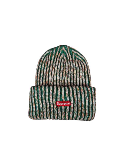 Supreme Rainbow Knit Loose Gauge Beanie 'Dark Green'