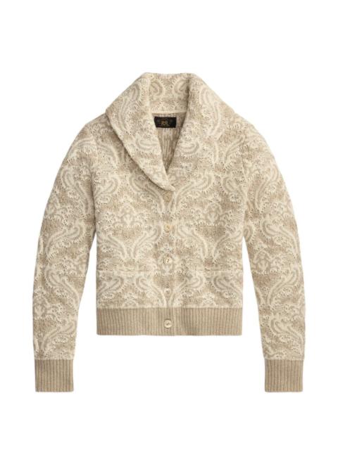 RRL by Ralph Lauren patterned button cardigan