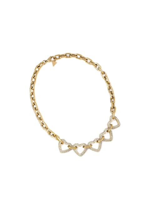 GUESS USA Beloved heart-chain necklace