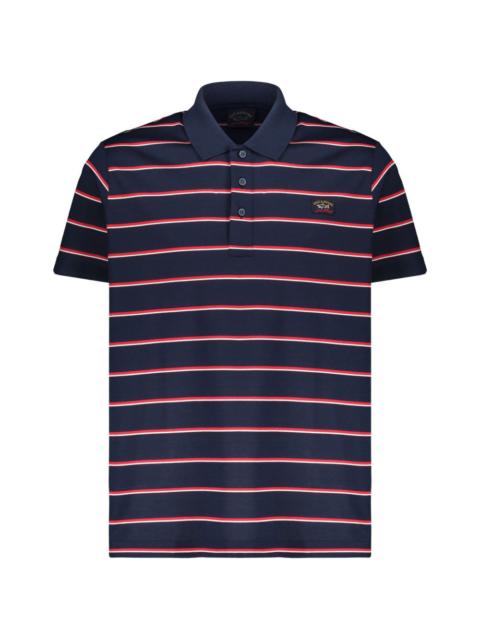 Paul & Shark striped short-sleeve polo shirt