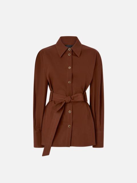 PINKO COTTON JACKET WITH BELT