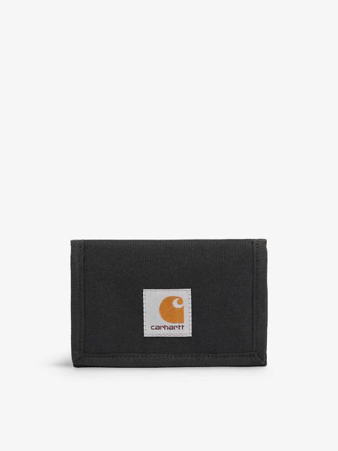 Carhartt Alec logo-patch recycled-polyester wallet