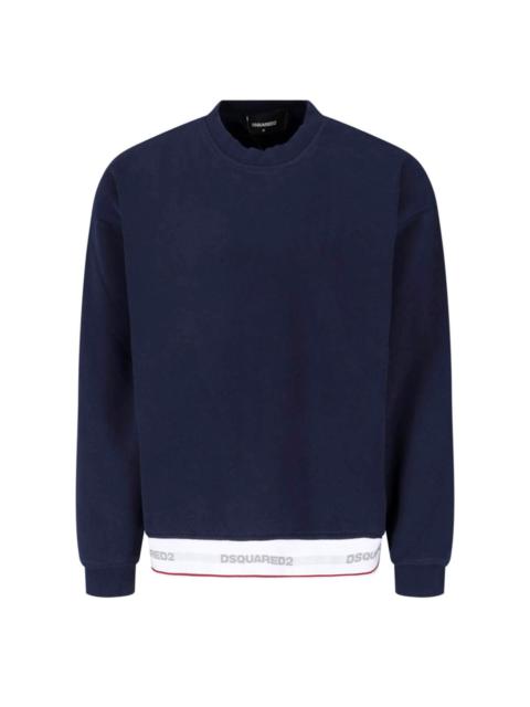 DSQUARED2 CREWNECK LOGO SWEATSHIRT