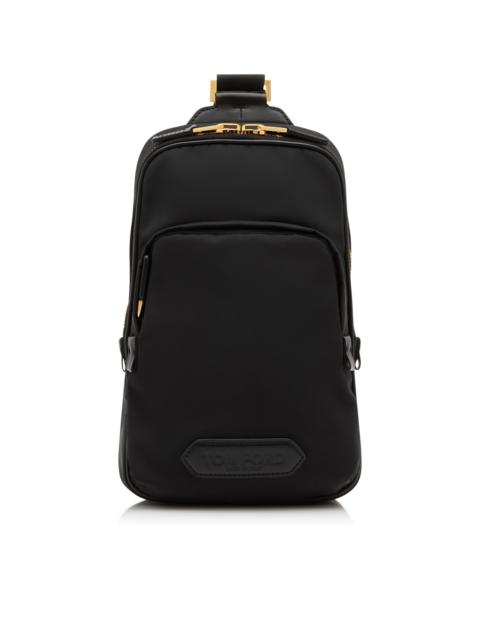 TOM FORD RECYCLED NYLON CROSS-BODY BACKPACK
