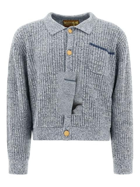 BRAIN DEAD cotton cardigan