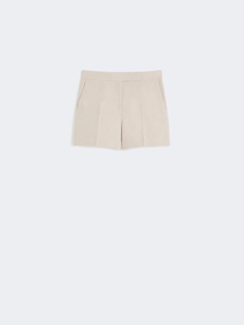 Max Mara Linen basketweave shorts - SAND