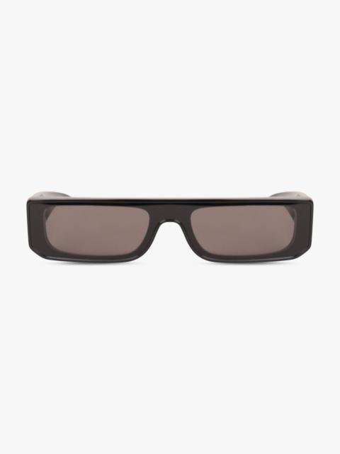 ALAÏA AA0105S RECTANGLE SUNGLASSES | BLACK