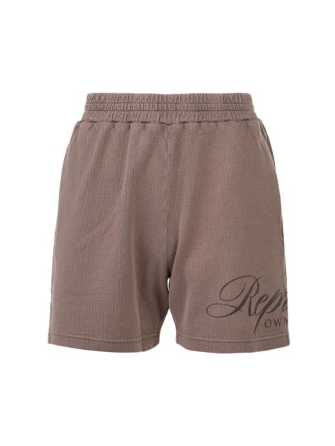 REPRESENT Owners Club Script Mesh Shorts