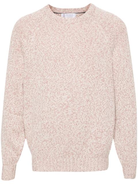 Brunello Cucinelli marl-knit cashmere jumper