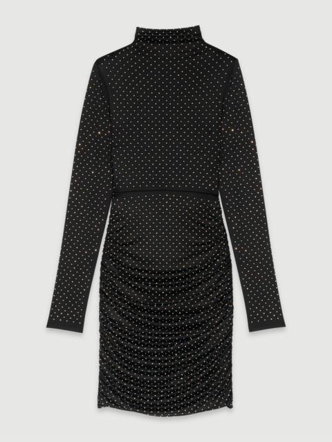 maje Short rhinestone dress