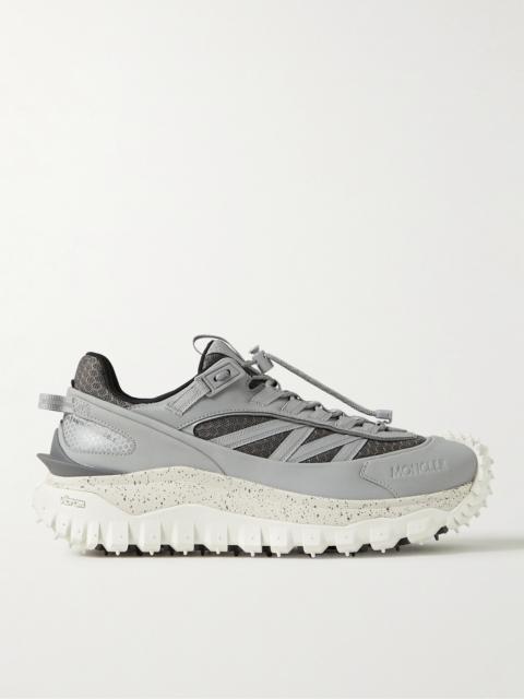 Moncler Trailgrip Mesh and Rubber Sneakers
