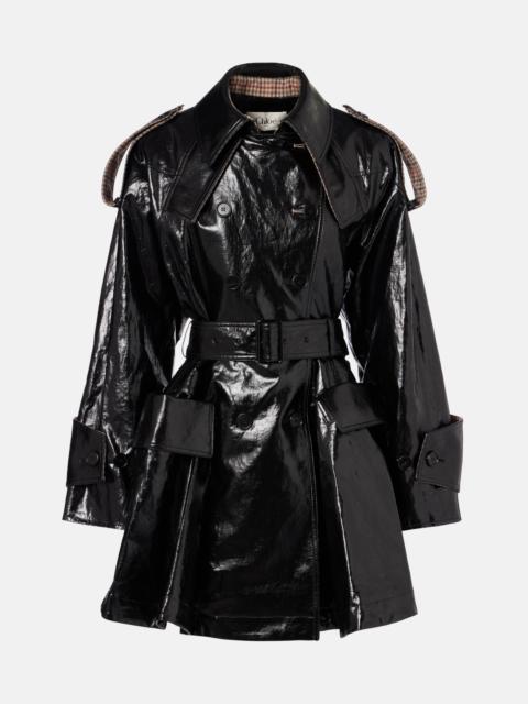 Chloé Belted double-breasted linen coat