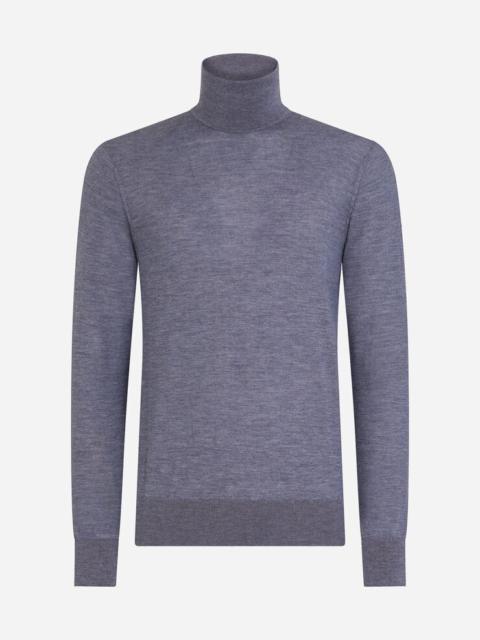 Cashmere turtle-neck sweater