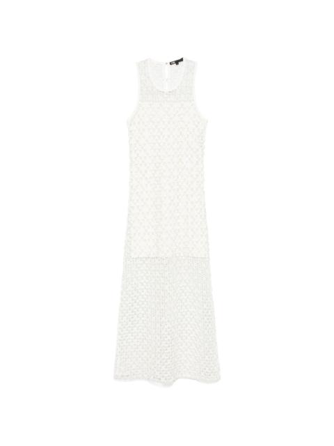 maje knitted maxi dress