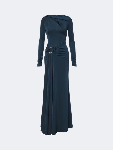 REBECCA VALLANCE Kiana draped gathered jersey gown