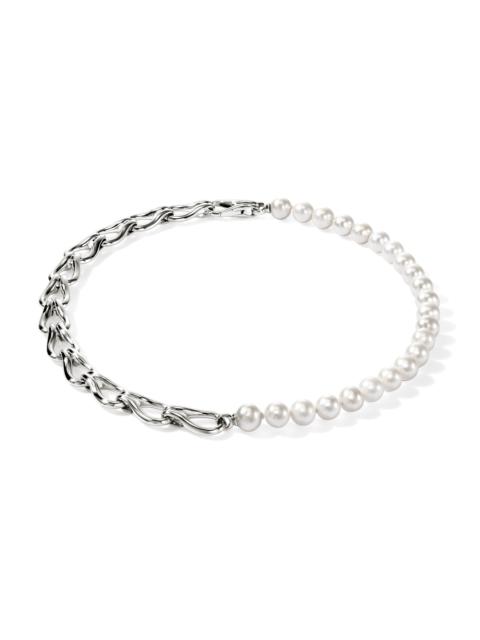 JOHN HARDY Surf Necklace, Sterling Silver, Pearls