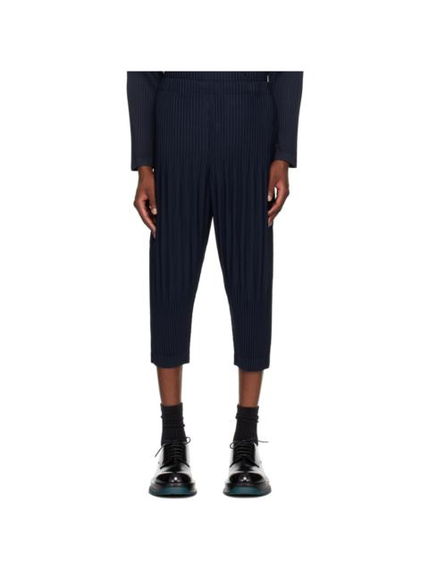 ISSEY MIYAKE Navy Basics Trousers