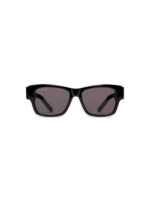 Max Square Af Sunglasses  in Black