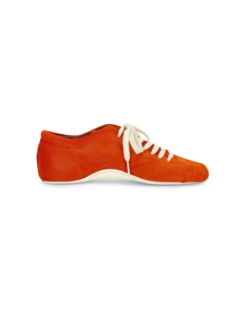 Dries Van Noten Arched Lace-Up Leather Flats