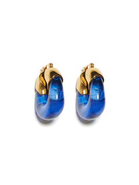 LIZZIE FORTUNATO Organic Hoop Earrings - Electric