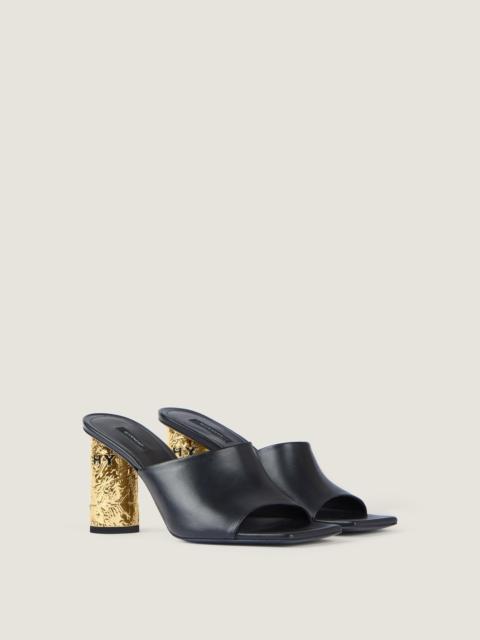 Givenchy TAPE HEELED MULES IN LEATHER