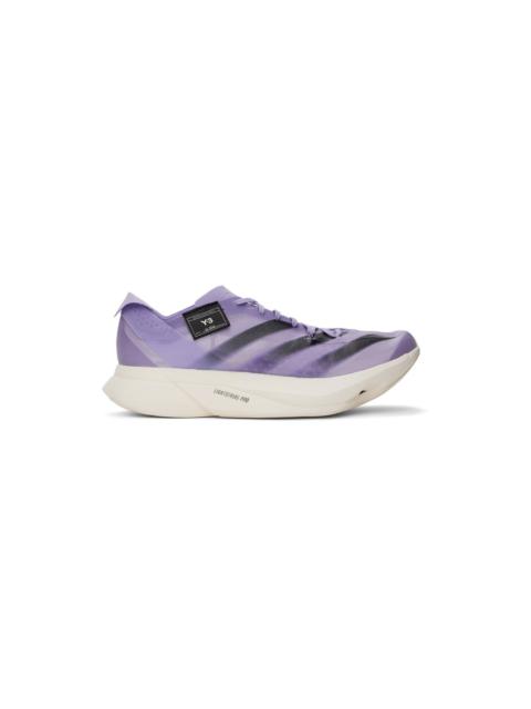 Y-3 Purple Adios Pro 3.0 Sneakers