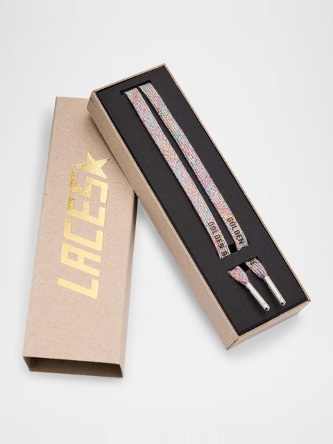 Golden Goose Multicolor Logo Lace Kit