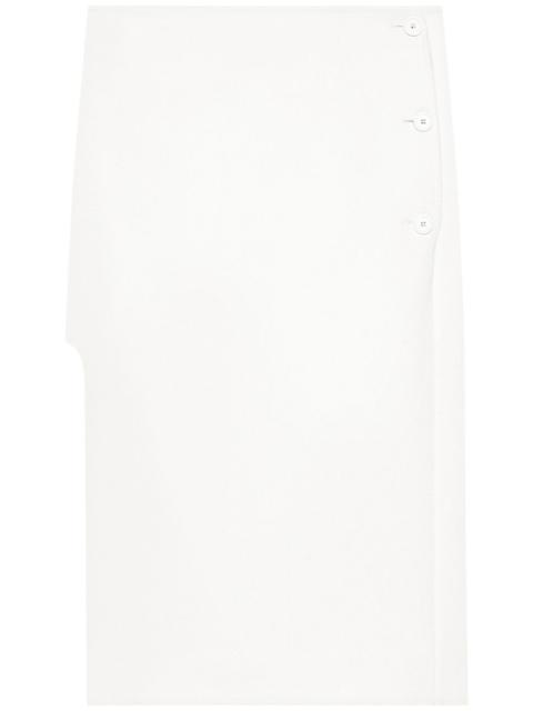 courrèges oblique heritage midi skirt