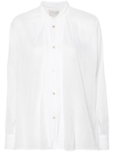 forte_forte sheer cotton-blend shirt